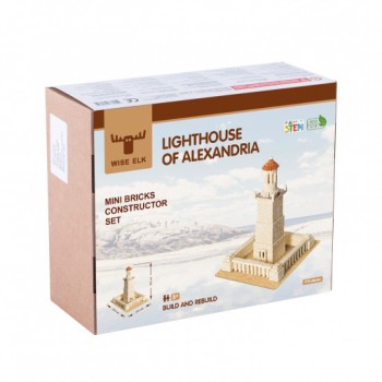 Wise Elk Μοντελισμός με Δομικά Τουβλάκια "LightHouse Of Alexandria"